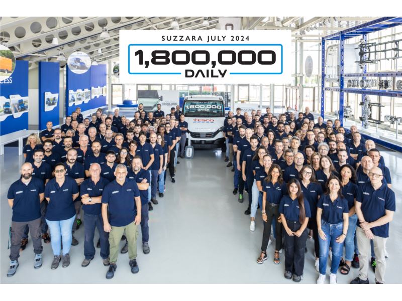 News:IVECO celebra l’importante traguardo di 1.800.000 Daily prodotti nello stabilimento di  Suzzara